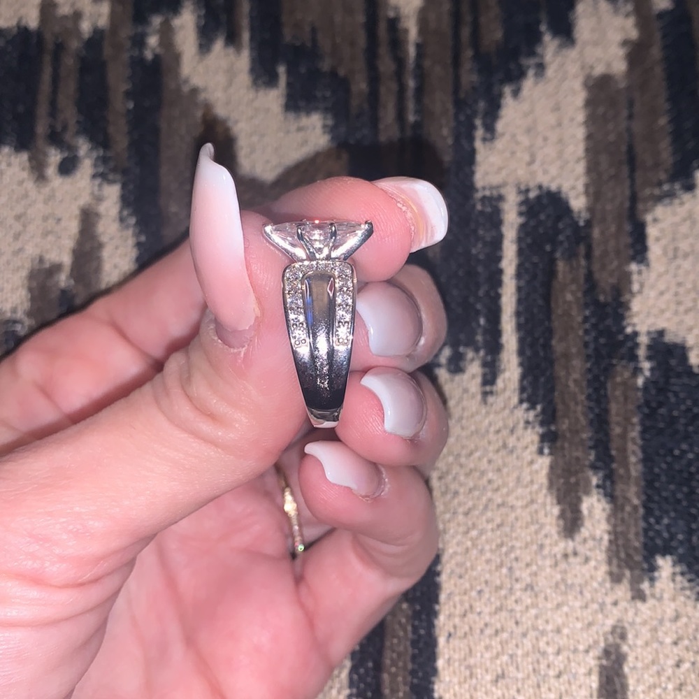 Diamonique Marquise Cut Ring - Picture 3 of 4